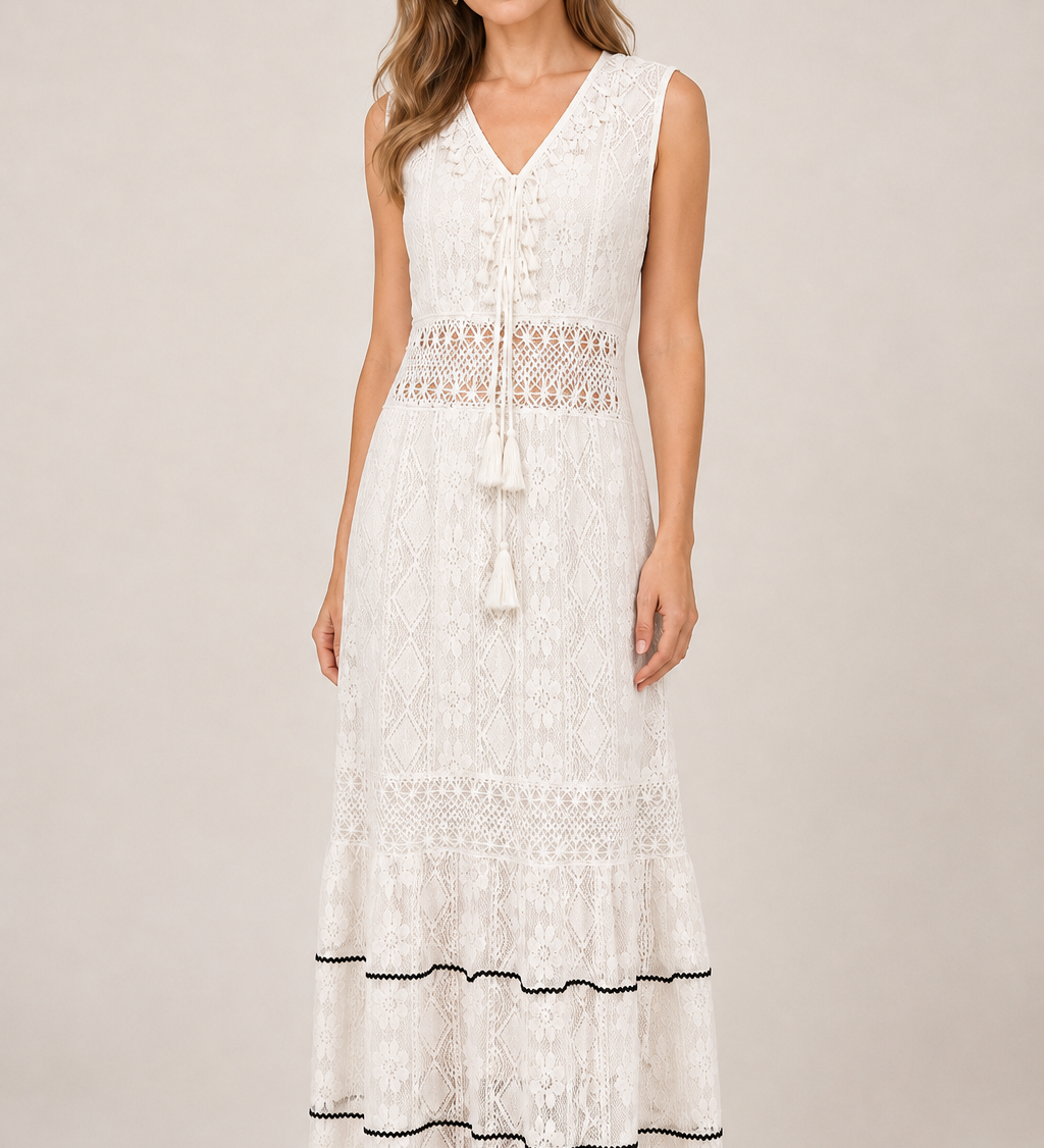 Milica | Boho maxi šaty s výstrihom do V