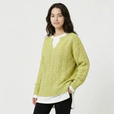 Martina | Oversize pletená súprava s vrkočovým vzorom