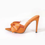 Ema | Slingback lodičky na vysokom podpätku s mašľou