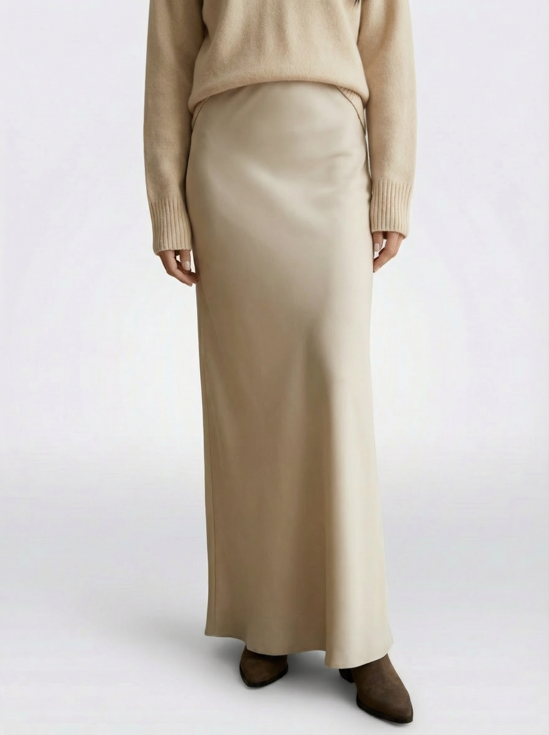 Dominika | Jednoduchá elegantná maxi sukňa