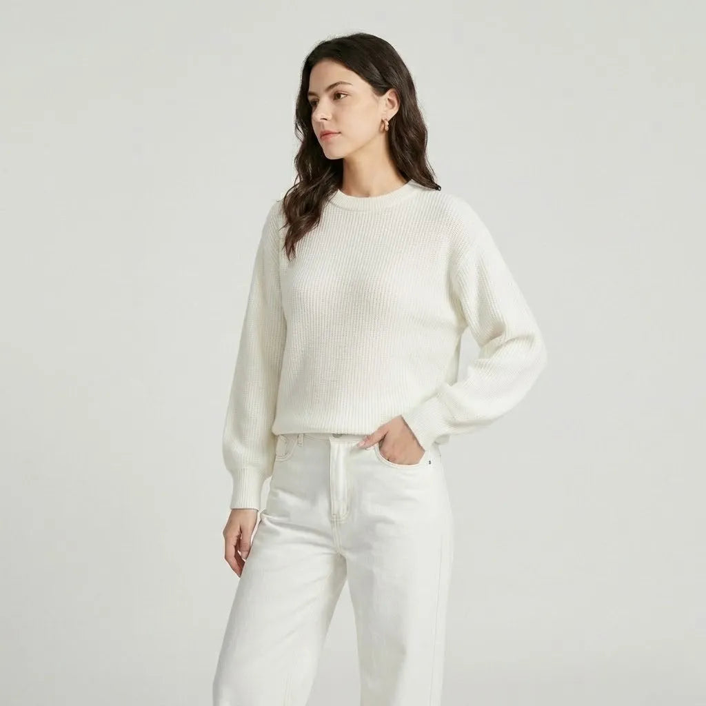 Kristína | Mäkký minimalistický sveter z pleteniny