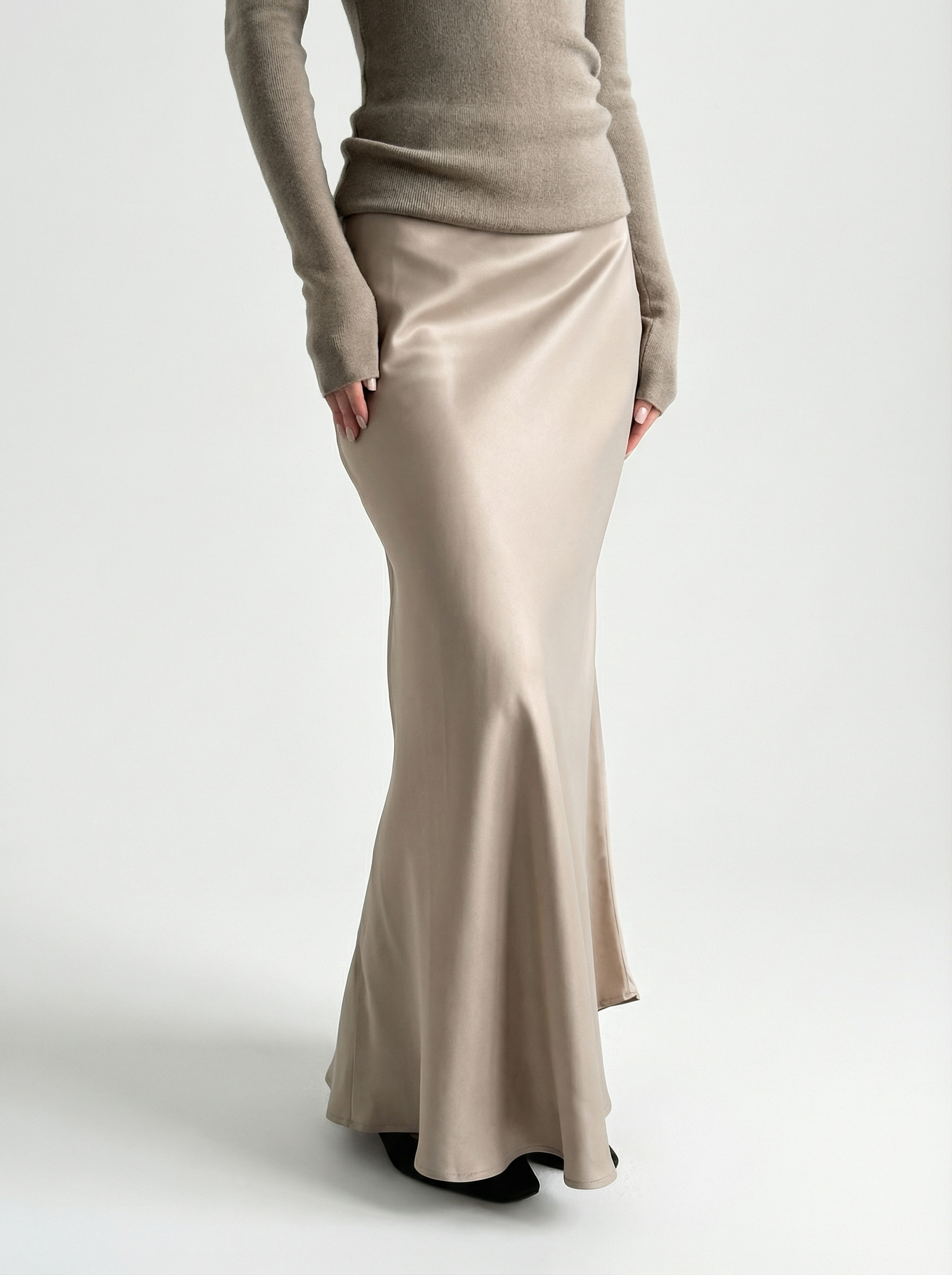 Dominika | Jednoduchá elegantná maxi sukňa