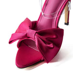 Ema | Slingback lodičky na vysokom podpätku s mašľou