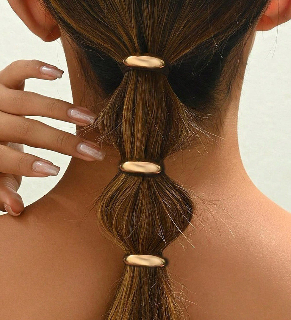 Irena | Minimalistická hladká oválna ihlica do vlasov