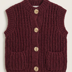 Natália | Štruktúrovaná pletená vesta rovného strihu