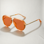 Michaela | Retro aviator slnečné okuliare