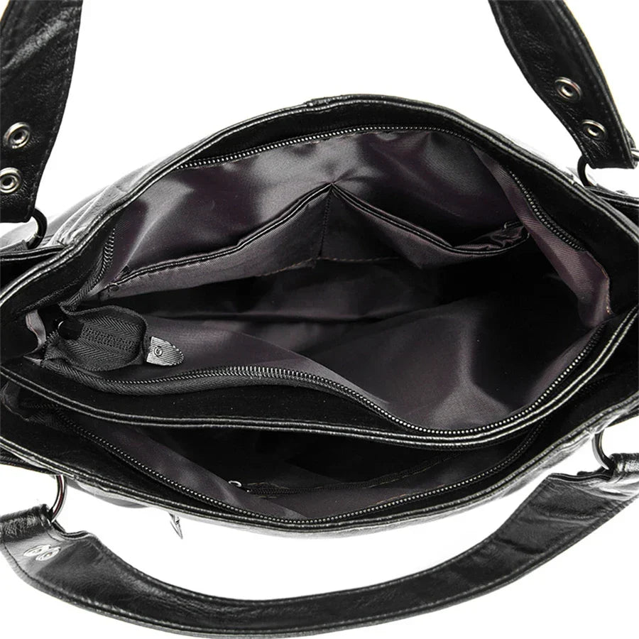 Žaneta | Priestranná hladká crossbody kabelka