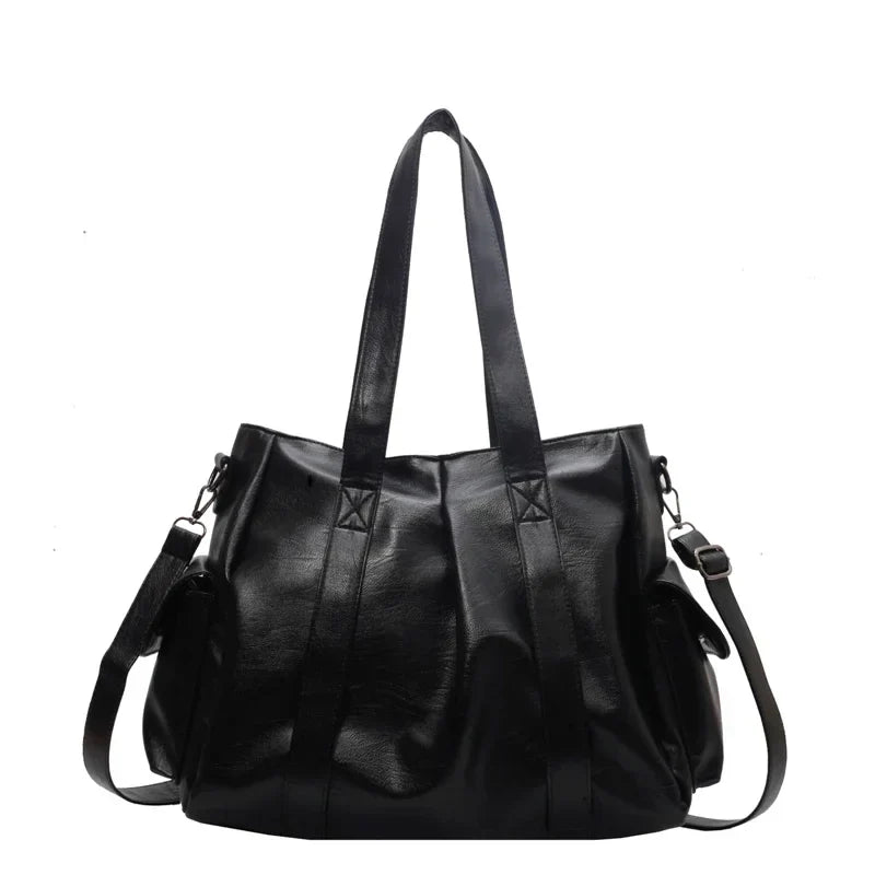 Silvia | Oversize mäkká hladká tote kabelka