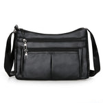 Lenka | Hladká crossbody kabelka s viacerými vreckami