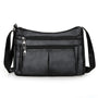 Lenka | Hladká crossbody kabelka s viacerými vreckami