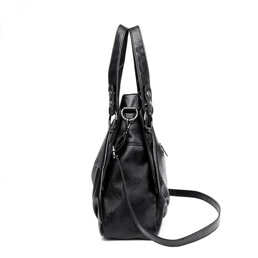 Žaneta | Priestranná hladká crossbody kabelka