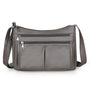 Lenka | Hladká crossbody kabelka s viacerými vreckami