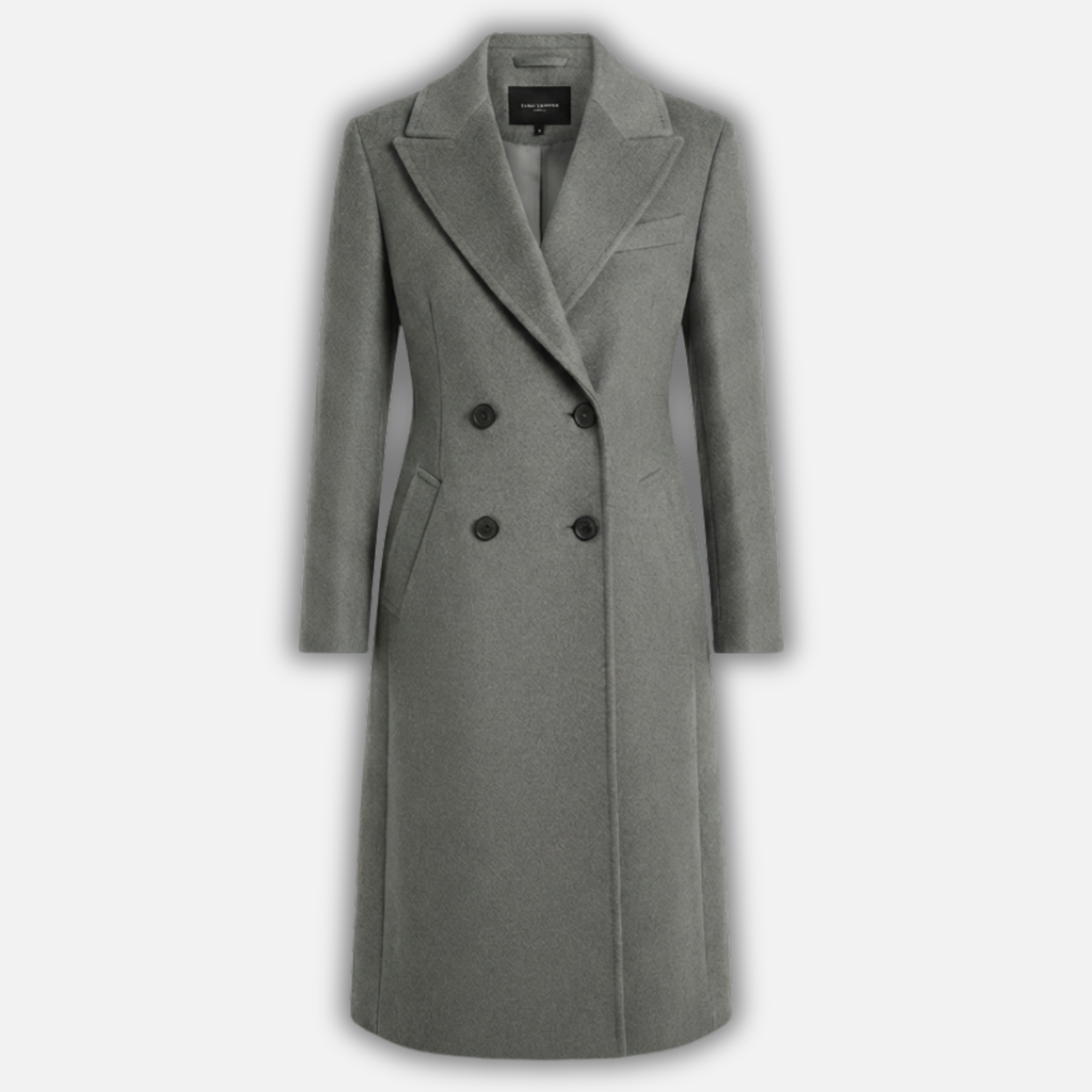 Karolína | Dlhý elegantný kabát s klopovým golierom