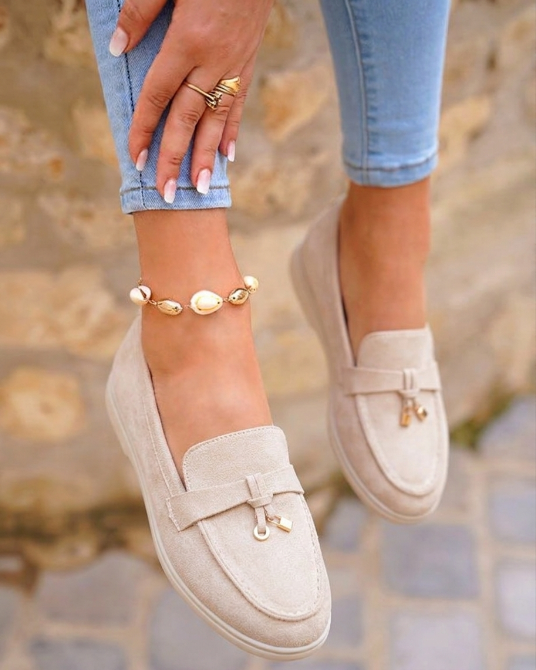 Lívia | Elegantné loafers s kovovým detailom