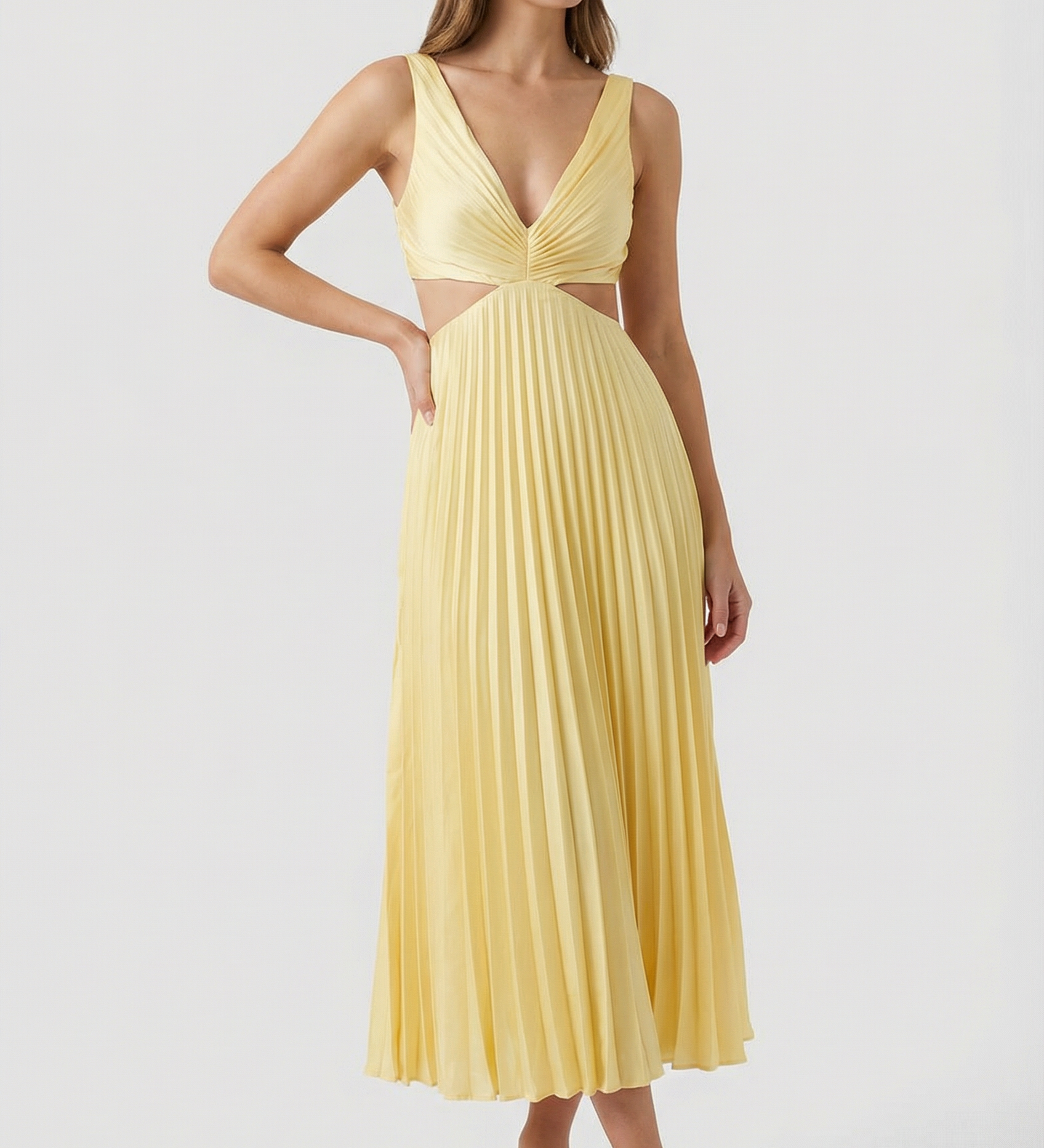 Karina | Elegantné plisované maxi šaty