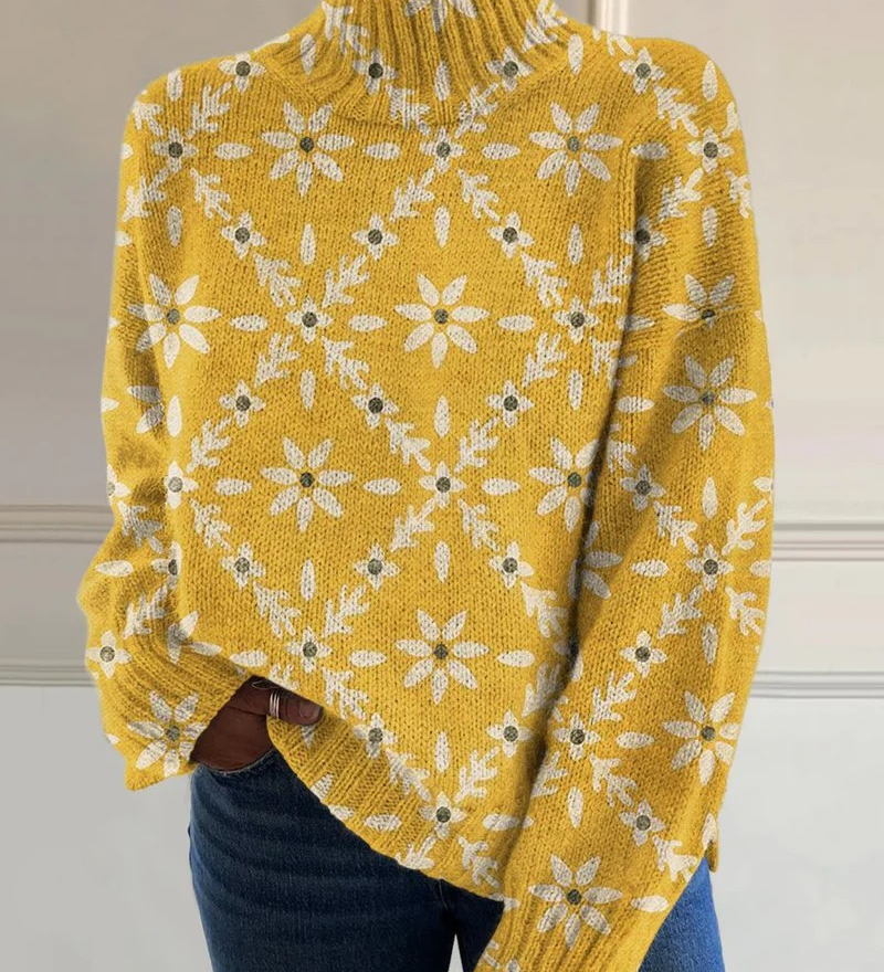 Georgia | Vintage rolák s farebnými blokmi