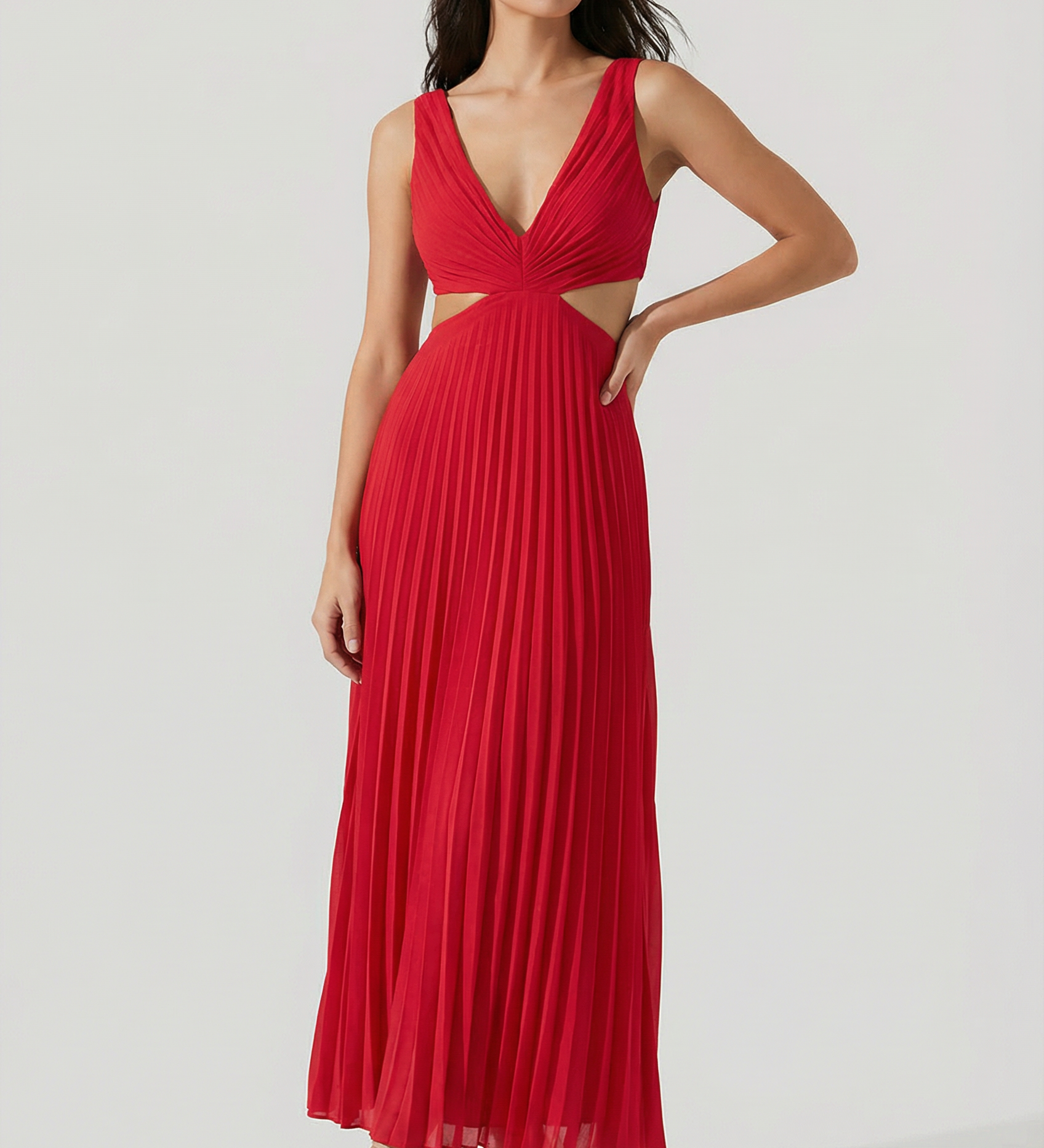 Karina | Elegantné plisované maxi šaty