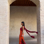 Zahara | Elegantné šaty so šatkou – 2