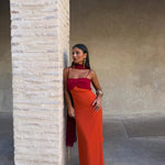 Zahara | Elegantné šaty so šatkou – 4
