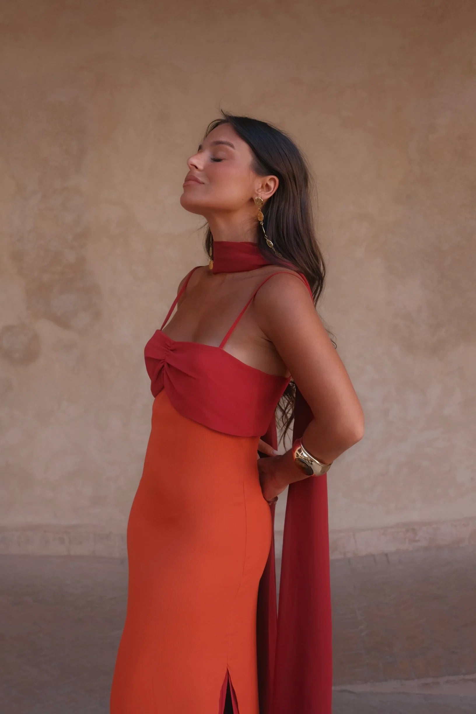 Zahara | Elegantné šaty so šatkou – 6