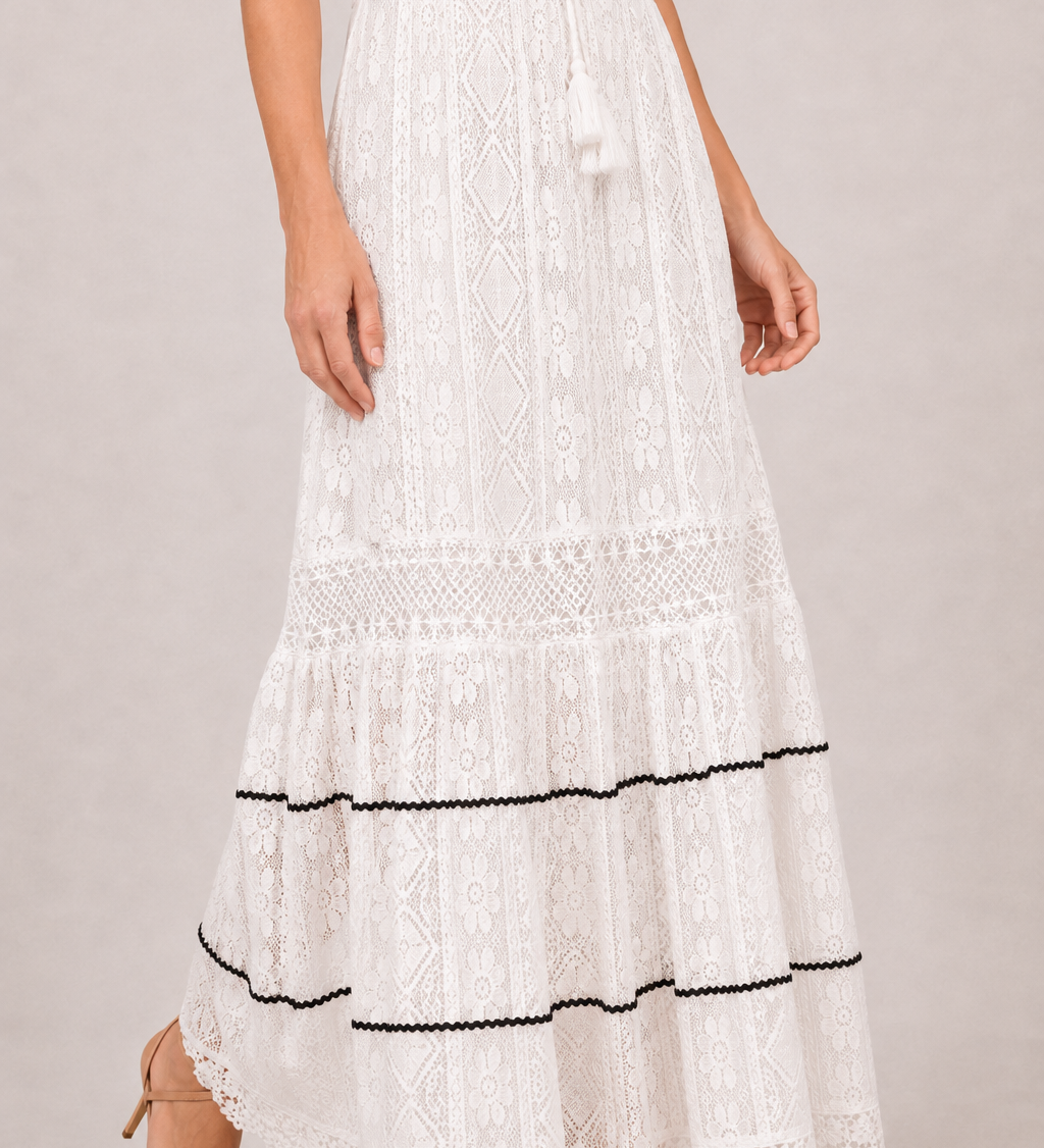 Milica | Boho maxi šaty s výstrihom do V
