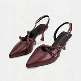 Žaneta | Lodičky so špicatou špičkou a prackou a hladkým vzhľadom