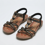 Monika | Nízke boho sandále s detailmi