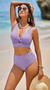 Viktória | Tvarujúce bikiny s vysokým pásom a prekríženým topom