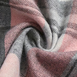 Laura | Károvaná košeľa s dlhým rukávom - detail materiálu