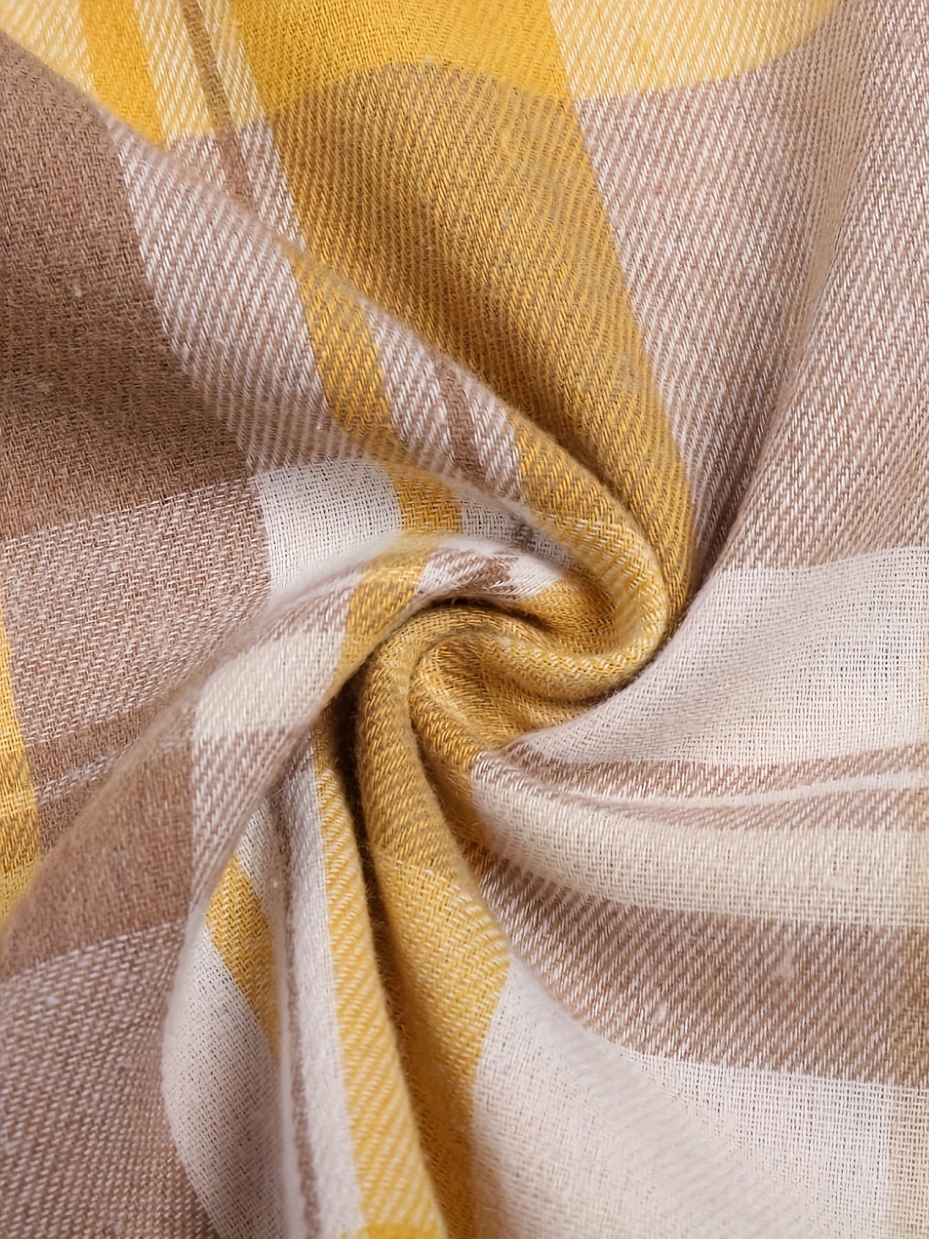 Laura | Károvaná košeľa s dlhým rukávom - detail materiálu