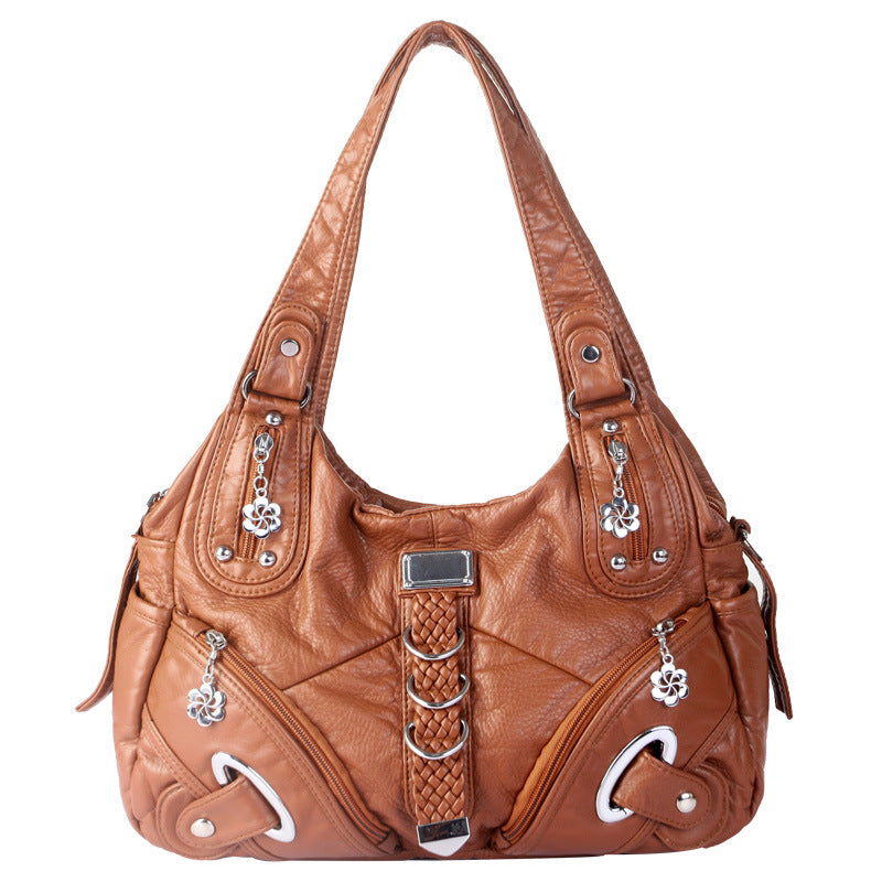 Klára | Klasická hladká crossbody kabelka