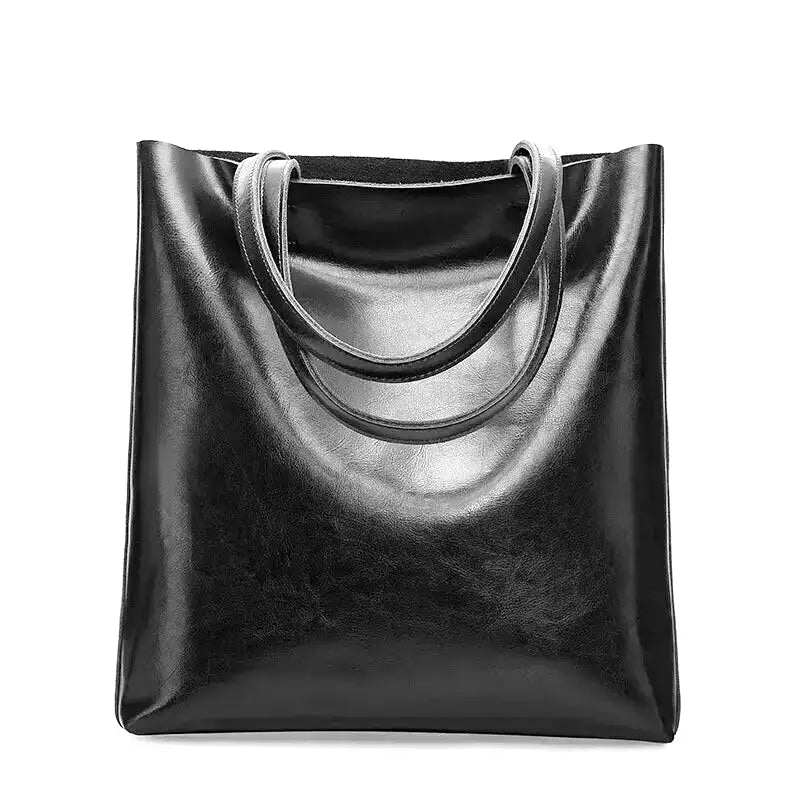 Hana | Retro hladká tote kabelka