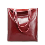 Hana | Retro hladká tote kabelka
