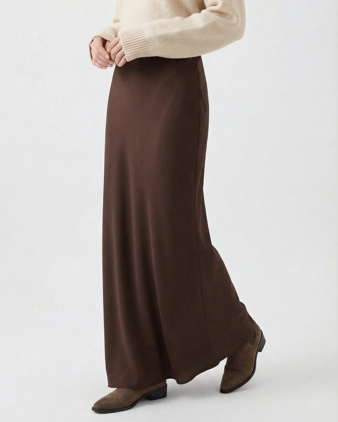 Dominika | Jednoduchá elegantná maxi sukňa