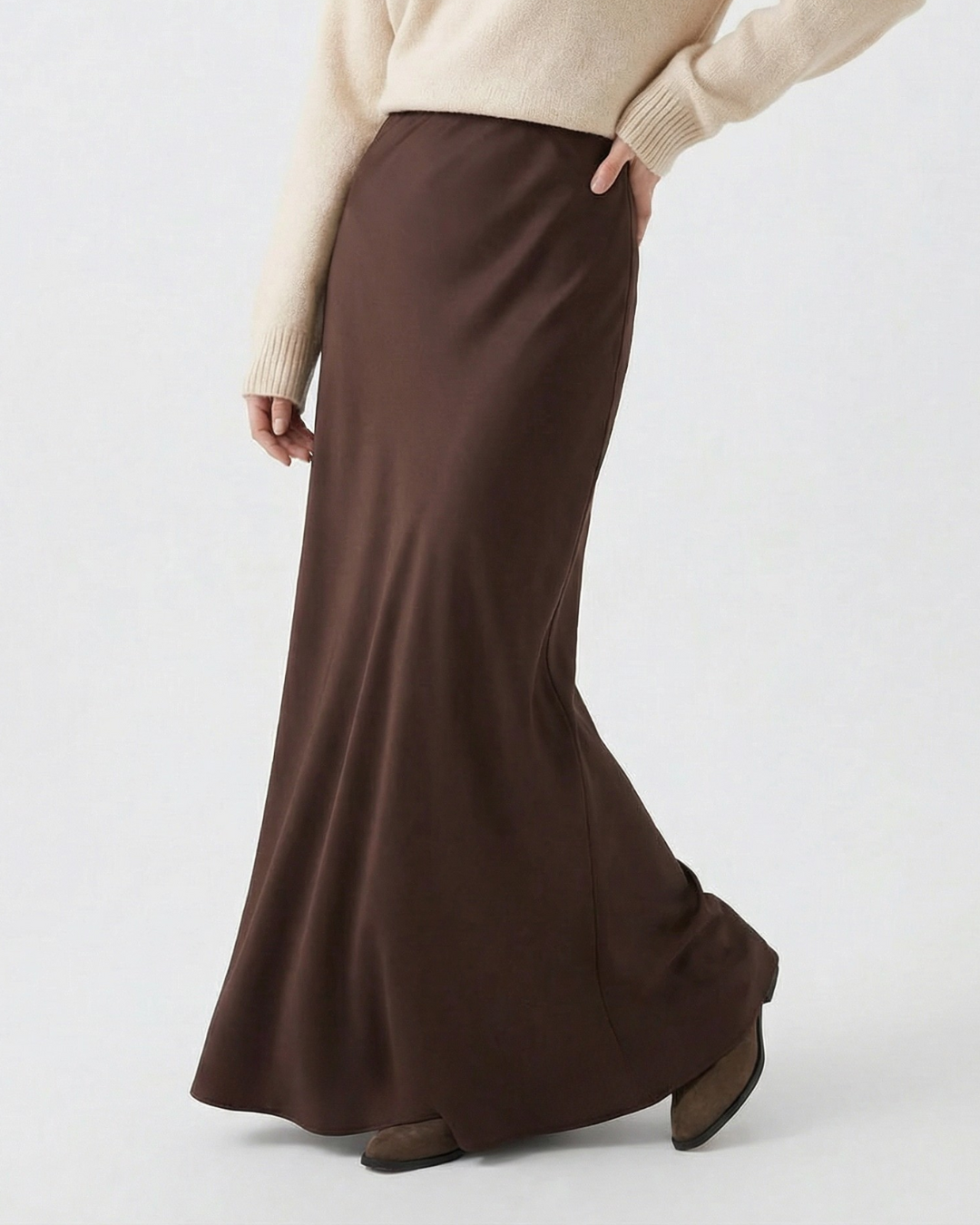 Dominika | Jednoduchá elegantná maxi sukňa