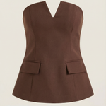 Emília | Basic top bez rukávov