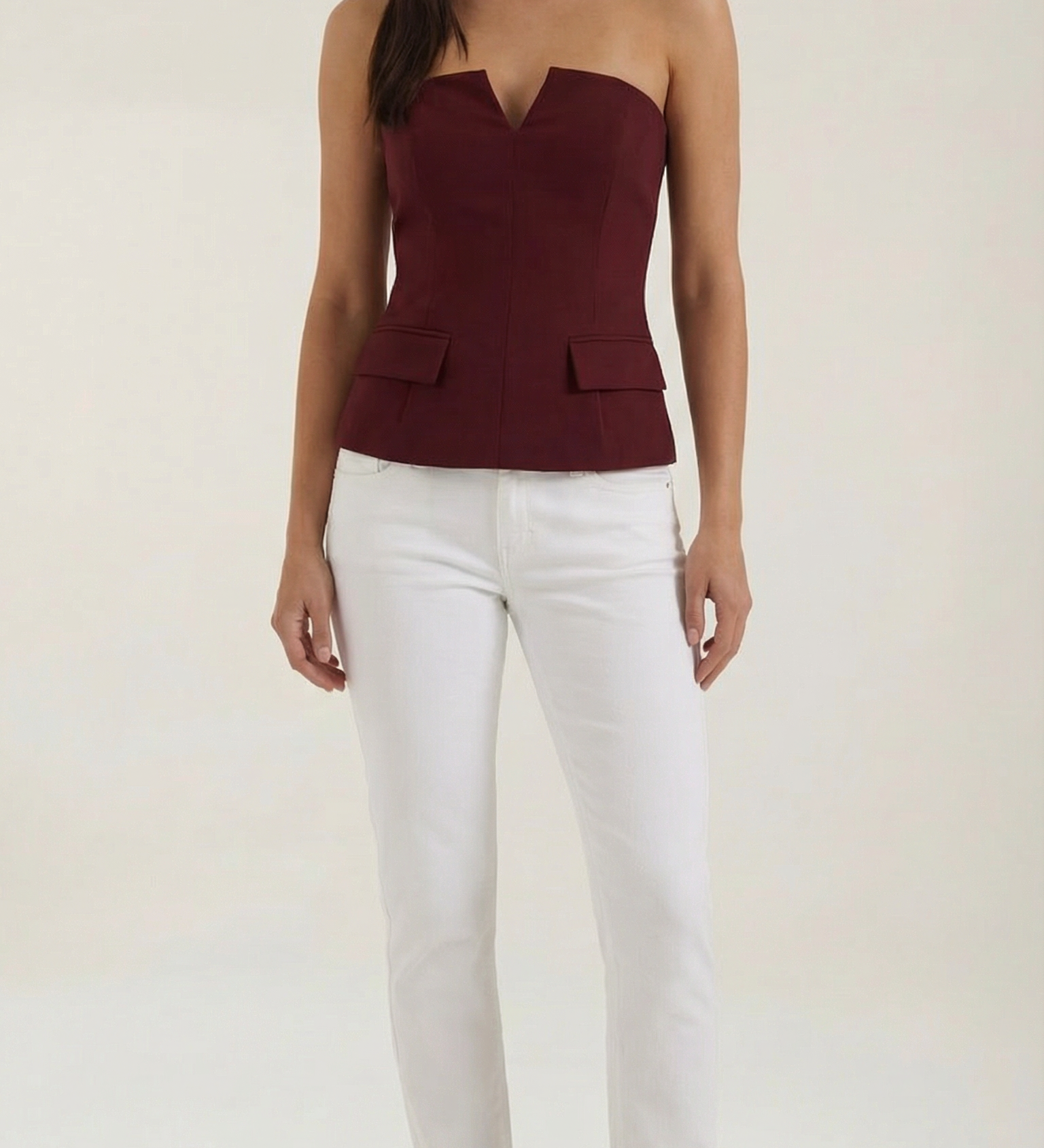 Emília | Basic top bez rukávov