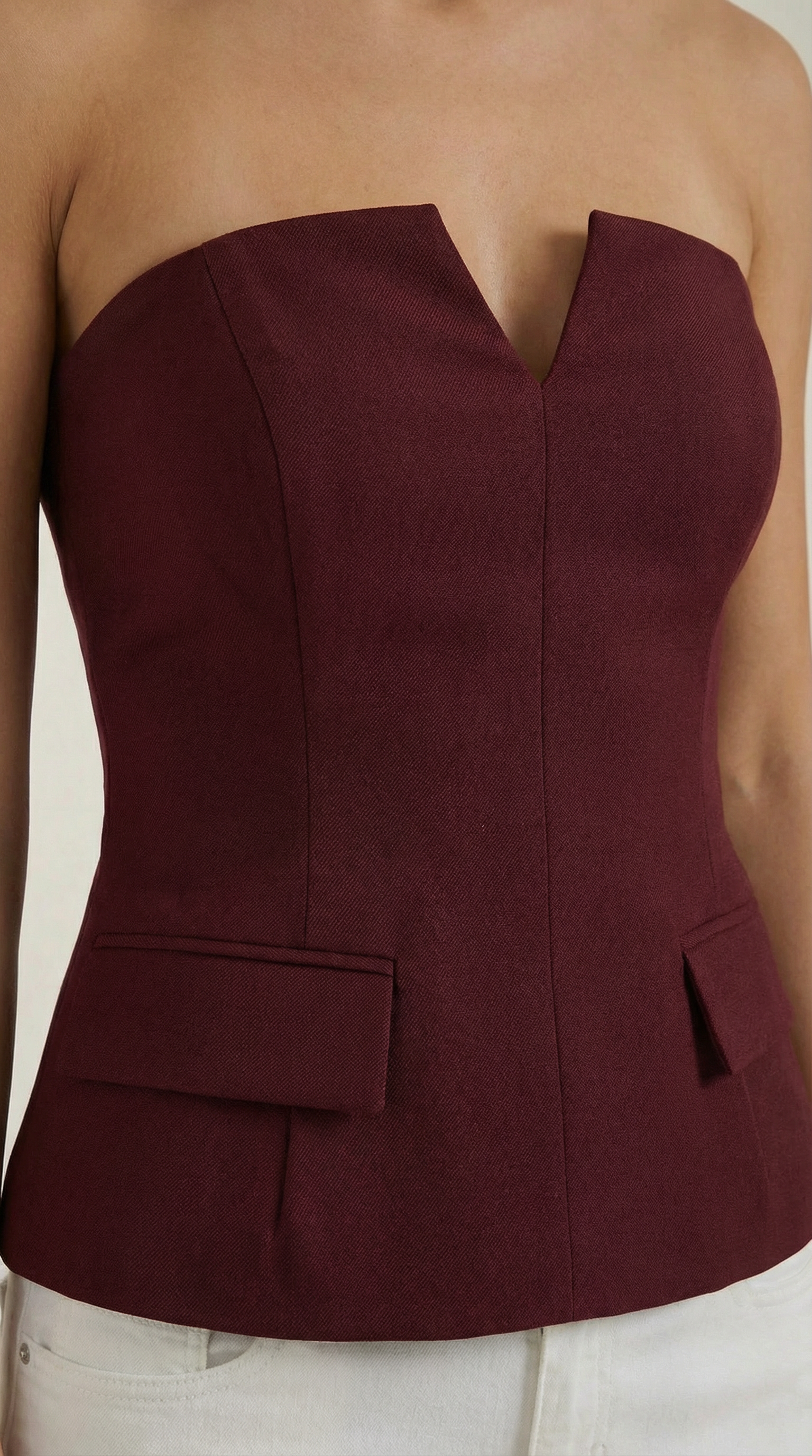 Emília | Basic top bez rukávov