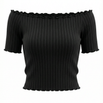 Jolana | Basic top s krátkym rukávom