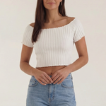 Jolana | Basic top s krátkym rukávom