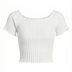 Jolana | Basic top s krátkym rukávom