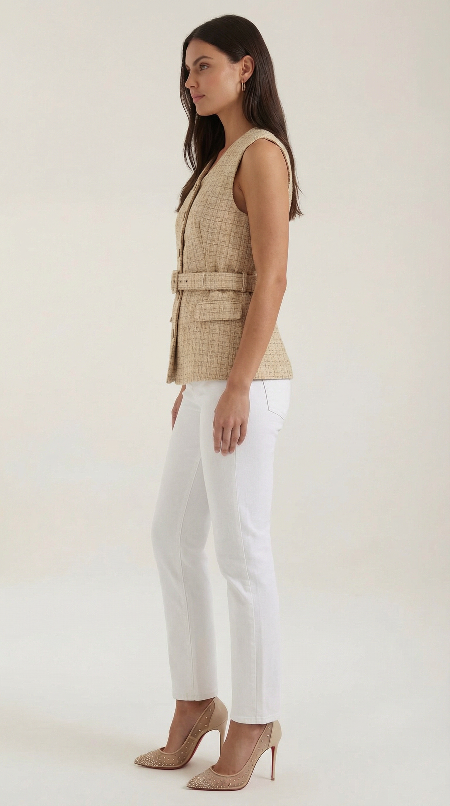 Perla | Elegantný top bez rukávov