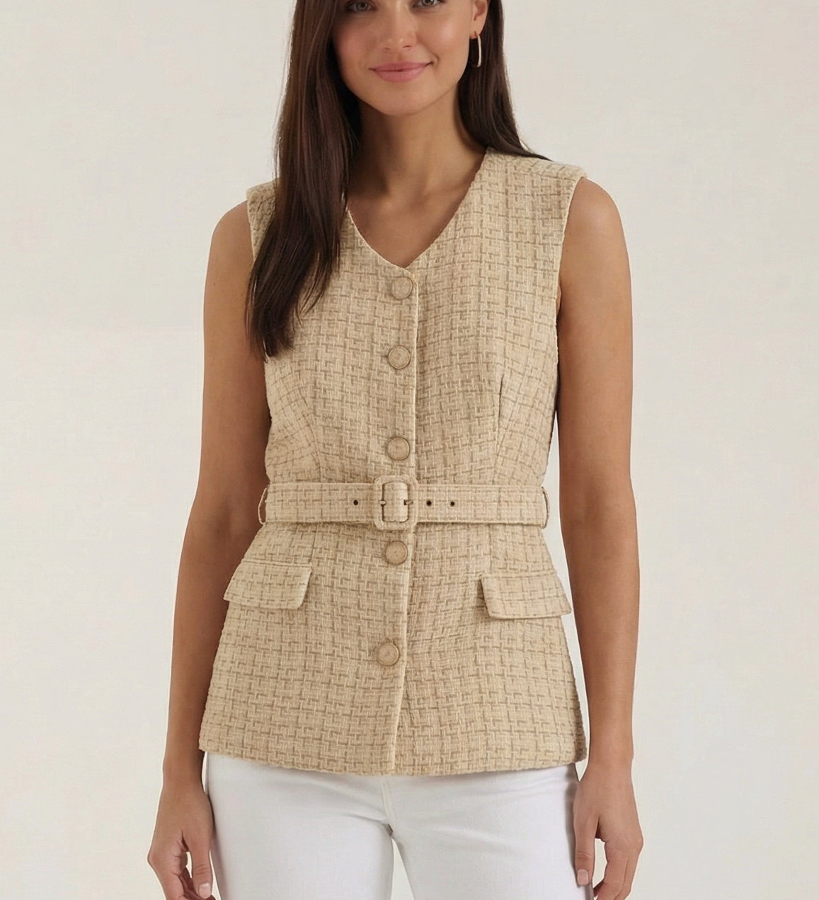 Perla | Elegantný top bez rukávov