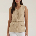 Perla | Elegantný top bez rukávov